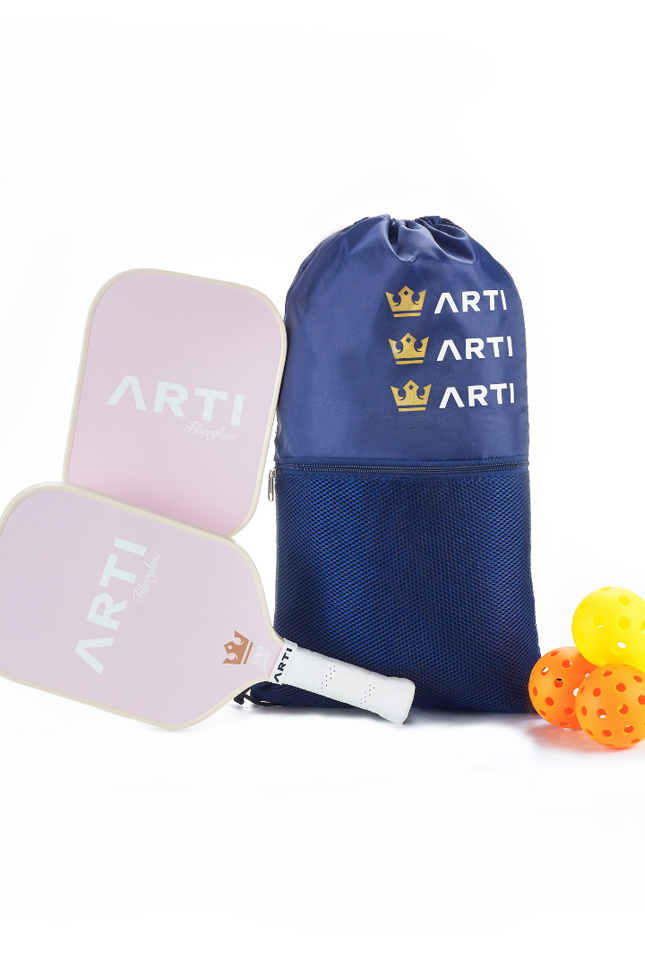ARTI Fiberglass "Love & Kiss" Pickleball Paddle Set - USA Pickleball Approved
