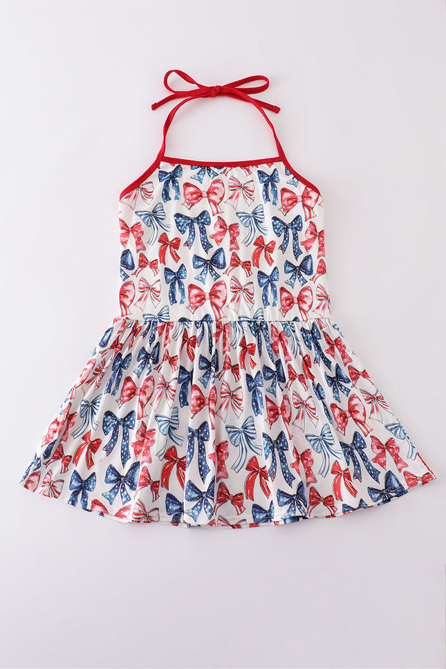 Bow print mom&me top