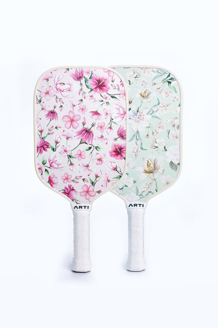 ARTI Fiberglass "Flowers" Pickleball Paddle Set - USA Pickleball Approved