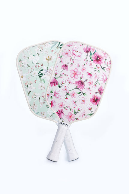 ARTI Fiberglass "Flowers" Pickleball Paddle Set - USA Pickleball Approved