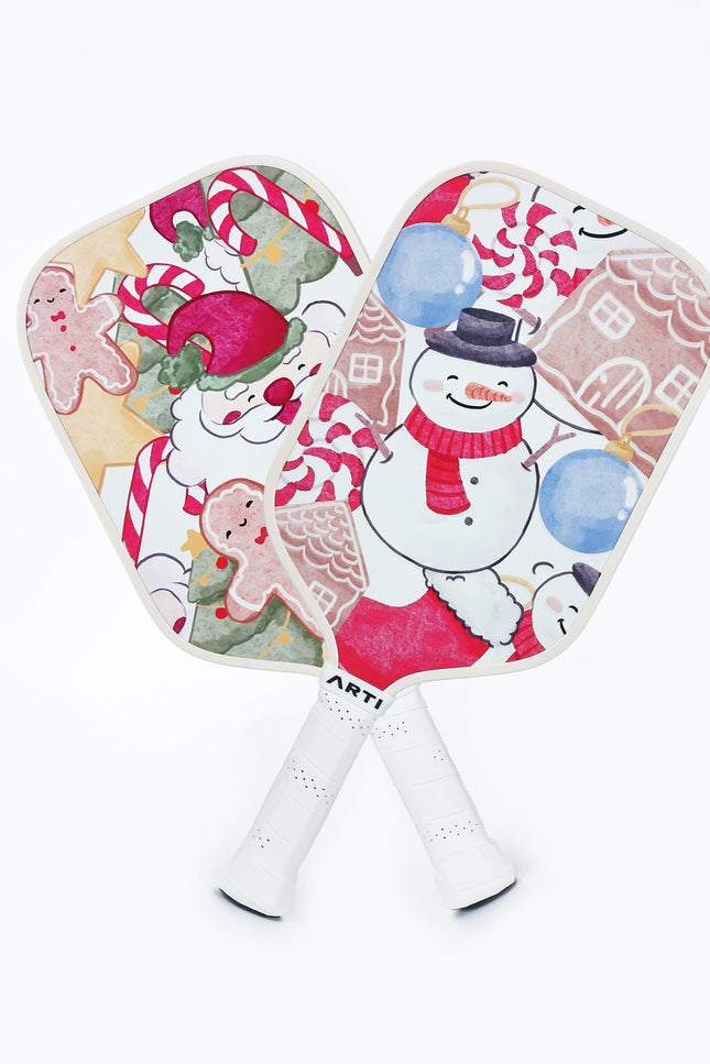 ARTI Fiberglass "Christmas Edition" Pickleball Paddle Set - USA Pickleball Approved