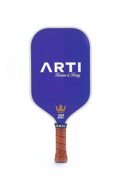 ARTI 16mm T700 Carbon Fiber Kristen & Kristy "GAME ON" Pickleball Paddle - USA Pickleball Approved