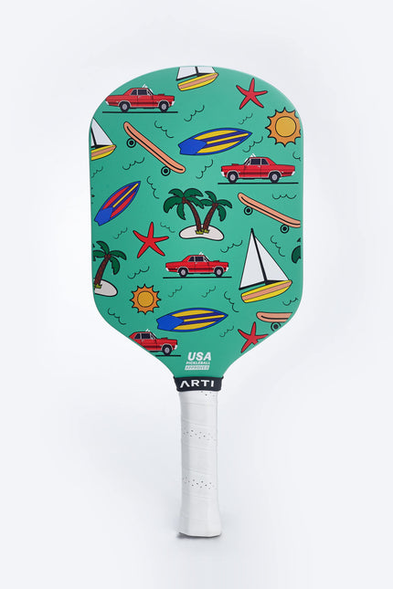 ARTI 16mm T700 Carbon Fiber "CALIFORNIA" Pickleball Paddle - USA Pickleball Approved