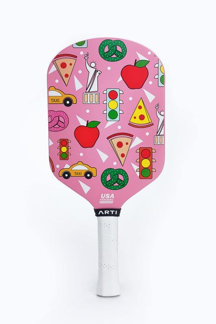 ARTI 16mm T700 Carbon Fiber "NEW YORK" Pickleball Paddle - USA Pickleball Approved