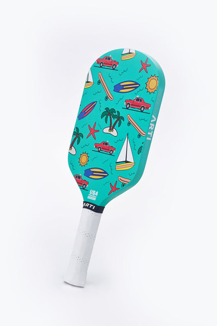 ARTI 16mm T700 Carbon Fiber "CALIFORNIA" Pickleball Paddle - USA Pickleball Approved