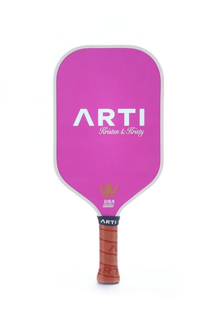 ARTI 16mm T700 Carbon Fiber Kristen & Kristy "GOOD GAME" Pickleball Paddle - USA Pickleball Approved