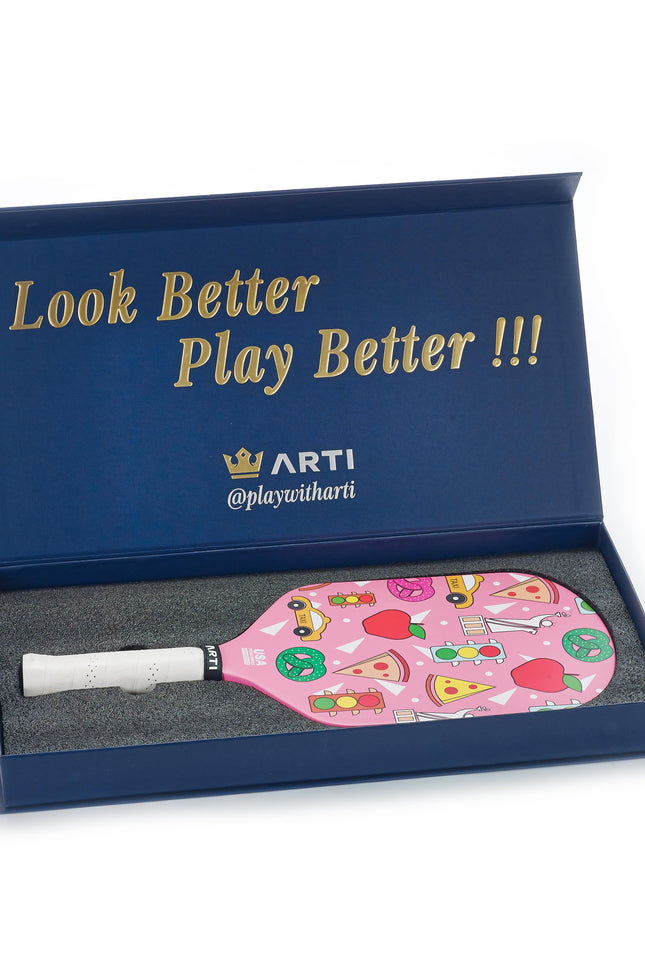 ARTI 16mm T700 Carbon Fiber "NEW YORK" Pickleball Paddle - USA Pickleball Approved