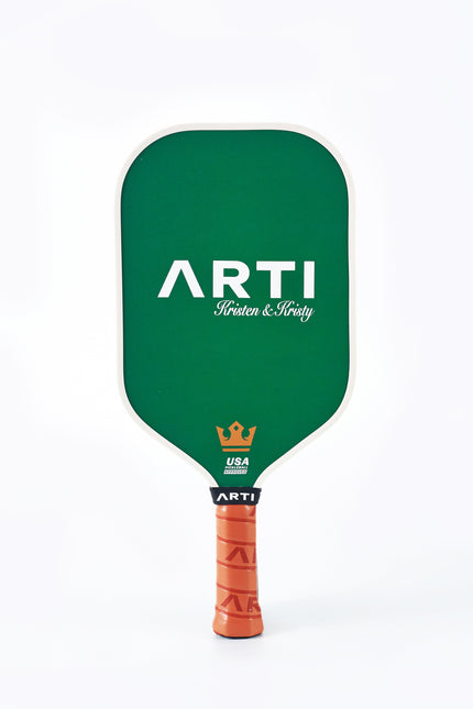 ARTI 16mm T700 Carbon Fiber Kristen & Kristy "Happy Holidays" Pickleball Paddle - USA Pickleball Approved