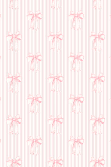 Pink Bows Baby Gown