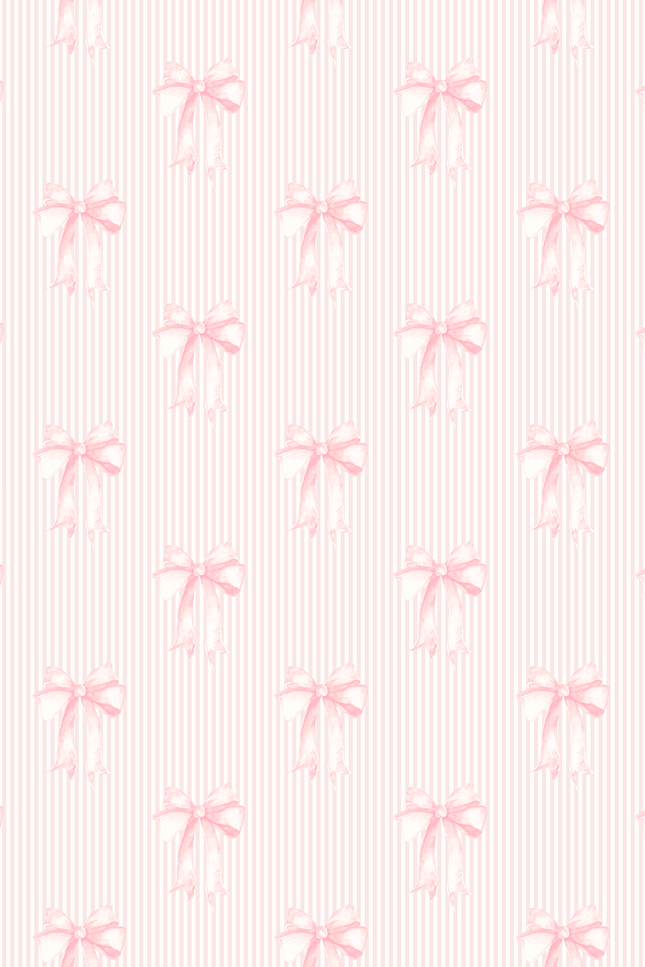 Pink Bows Baby Gown