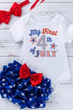 4 Striped Stars / 0-3M
