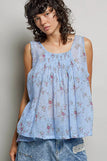 BLUE FLORAL / S