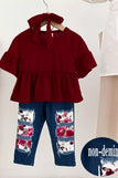 Burgundy / 6-9M