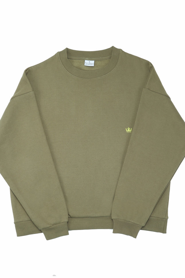 ARTI “Let’s Play” Heavyweight Crewneck – Olive Green