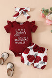 Burgundy / 0-3M
