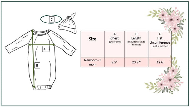 Sea Turtle Baby Gown