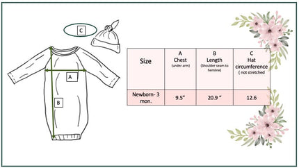 Cowboy Baby Gown