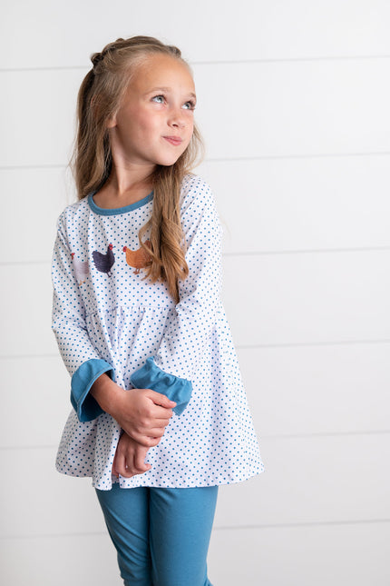 Blue Chicken Pant Set