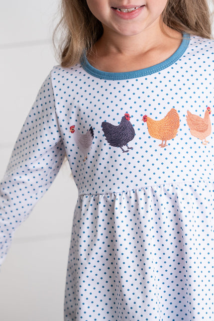 Blue Chicken Pant Set