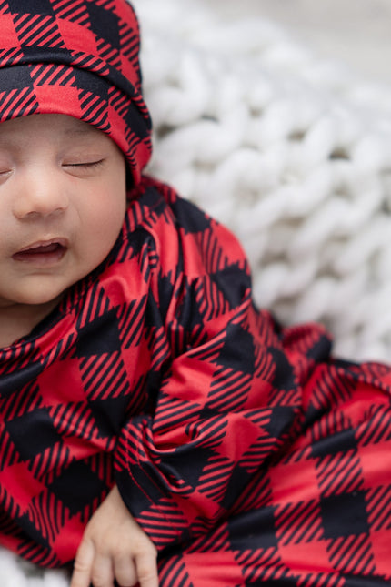 Buffalo Check Baby Gown