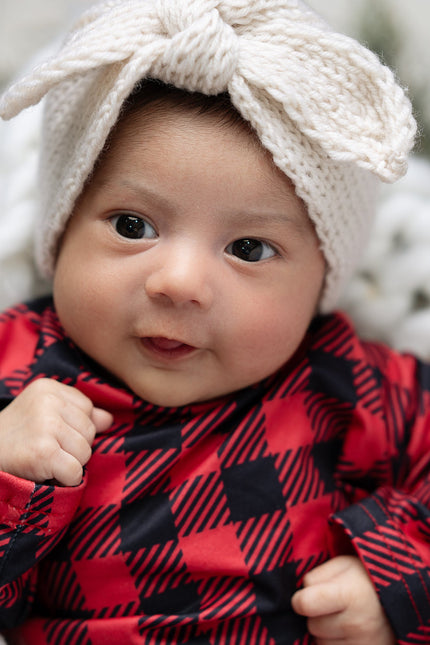 Buffalo Check Baby Gown