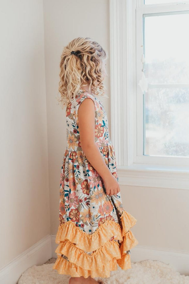 Butter 3 Ruffle Dress