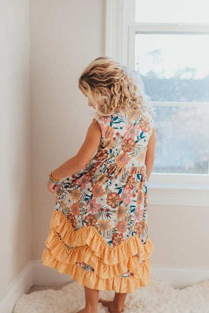 Butter 3 Ruffle Dress