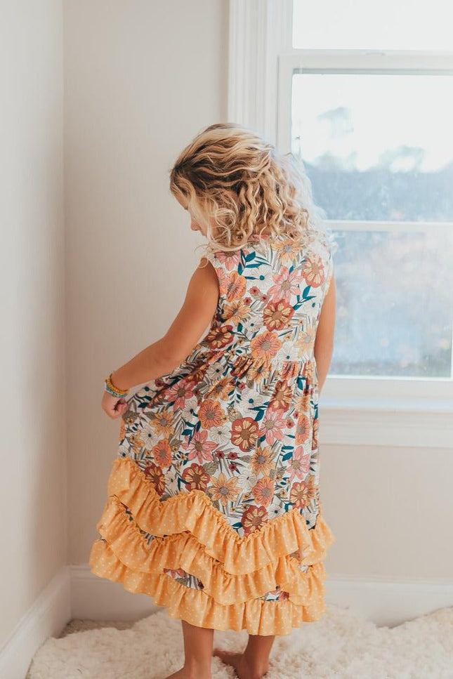 Butter 3 Ruffle Dress