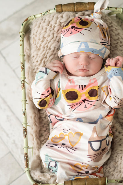Cat Baby Gown
