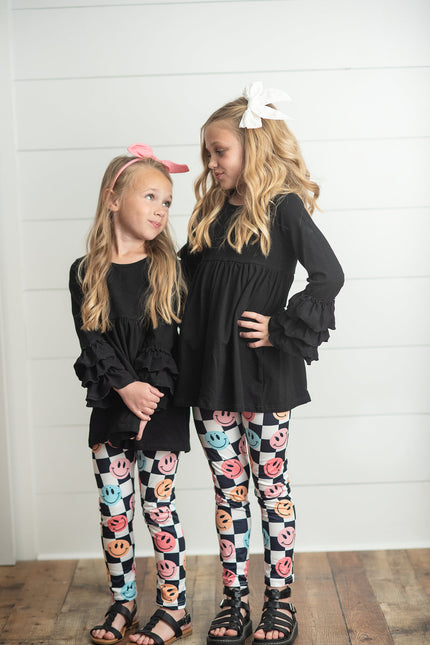 Smile Check Leggings Set