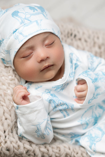 Cowboy Baby Gown