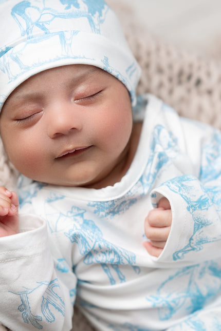 Cowboy Baby Gown