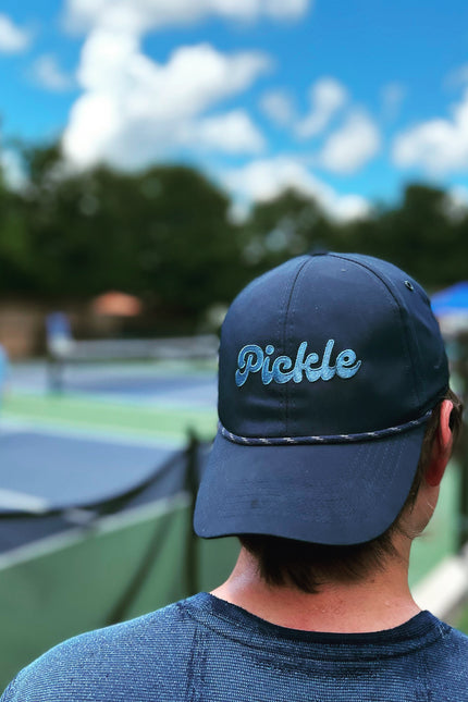 Blue Pickle Rope Hat