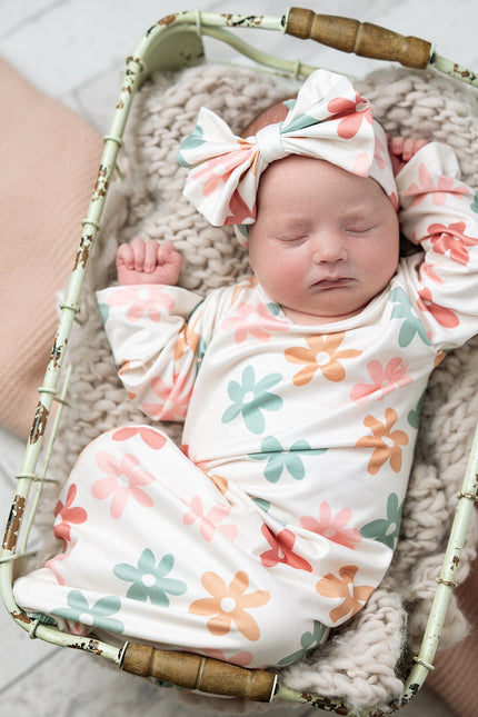 Flower Power Baby Gown