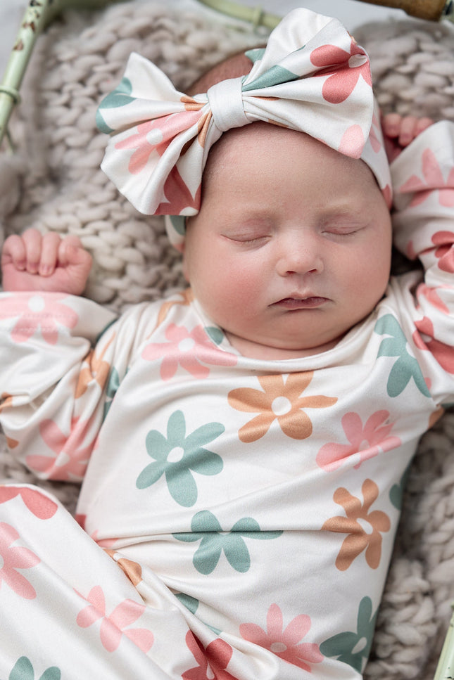 Flower Power Baby Gown