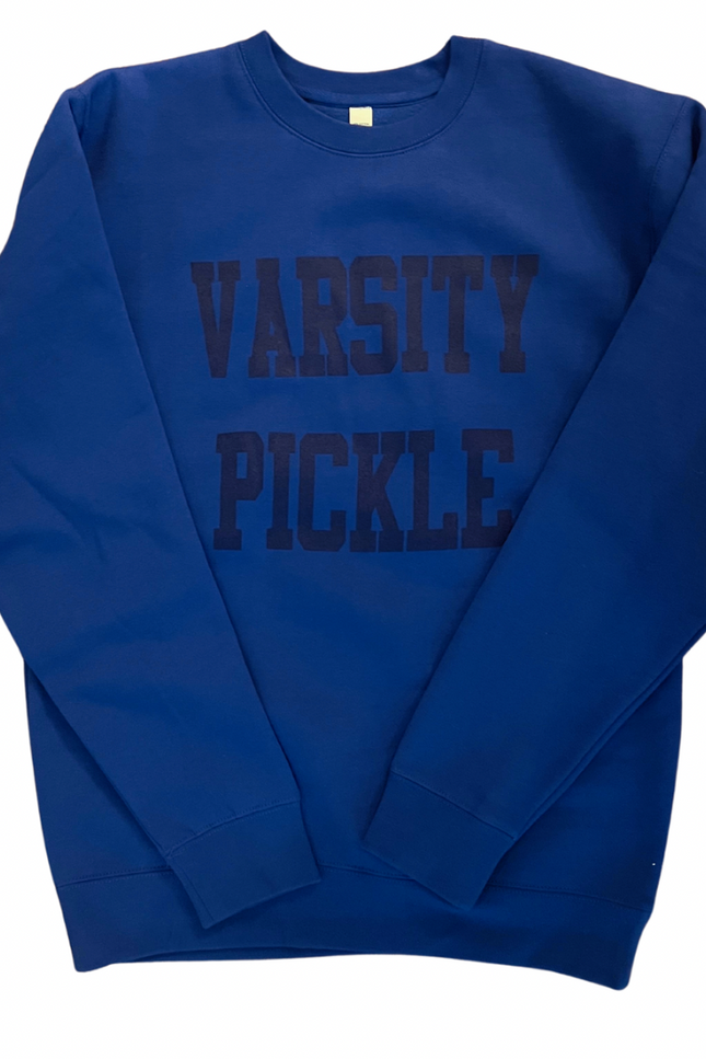 Blue on Blue Collegiate Pickleball Sweatshirt