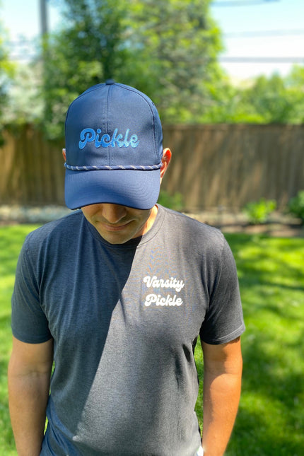 Blue Pickle Rope Hat