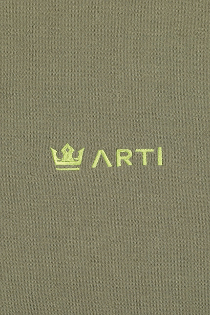 ARTI “Let’s Play” Heavyweight Crewneck – Olive Green