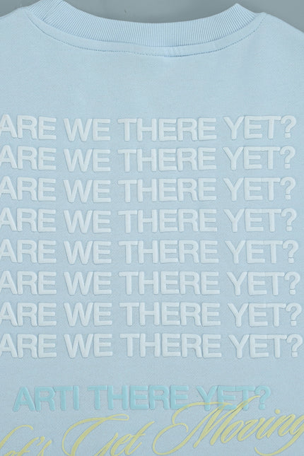 ARTI “Are We There Yet?” Crewneck — Baby Blue