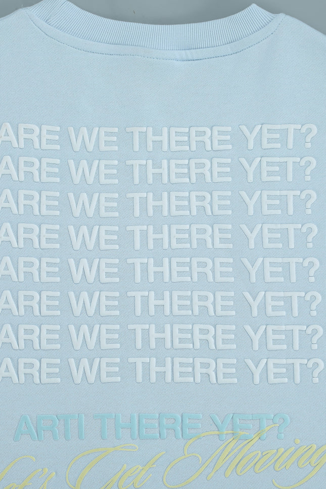 ARTI “Are We There Yet?” Crewneck — Baby Blue