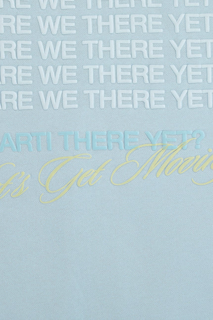 ARTI “Are We There Yet?” Crewneck — Baby Blue