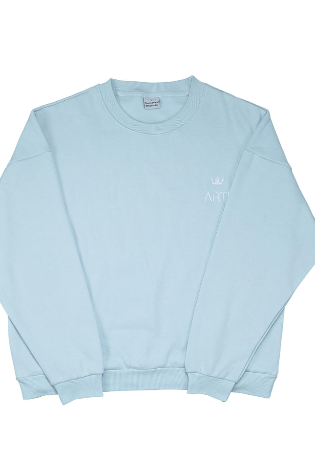 ARTI “Are We There Yet?” Crewneck — Baby Blue
