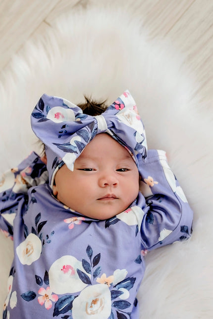 Lavender Baby Gown