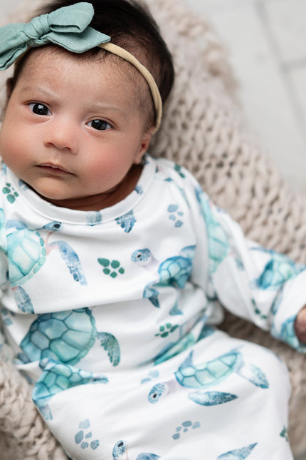 Sea Turtle Baby Gown
