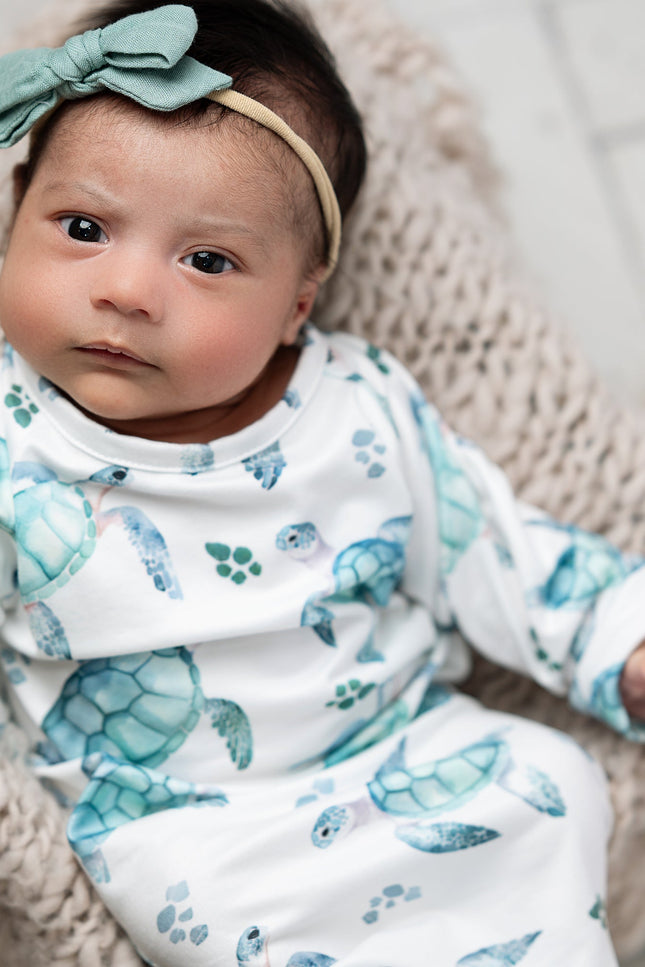Sea Turtle Baby Gown