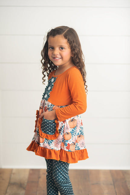 Fall Ruffle Pant Set