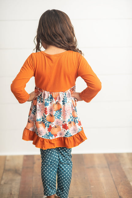 Fall Ruffle Pant Set