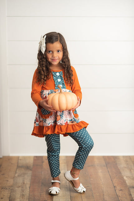 Fall Ruffle Pant Set