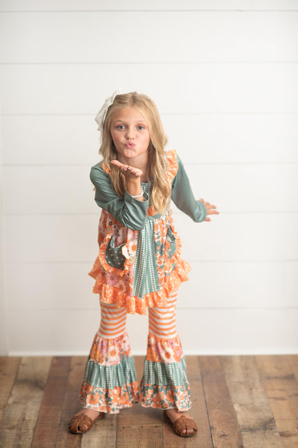 Sage Bell Bottom Set