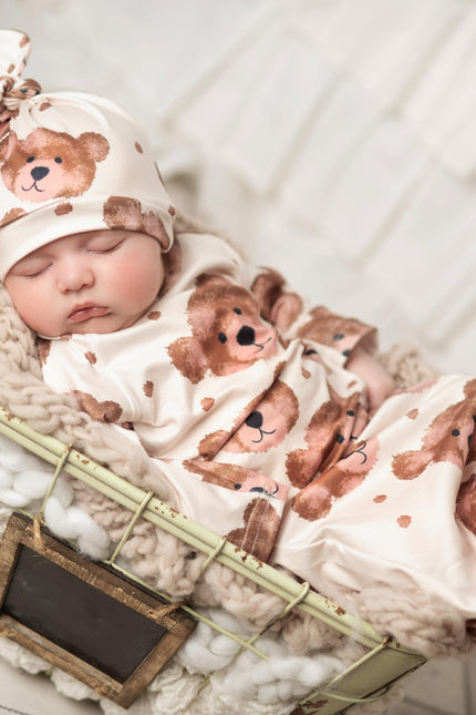 Teddy Bear Baby Gown